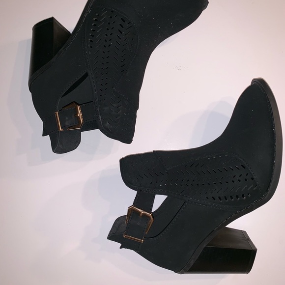 Black Ankle Booties - Picture 5 of 8